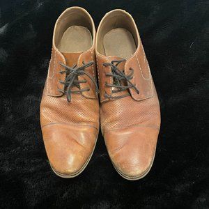Reiker Antistress Leather Lace Up Brown Shoes